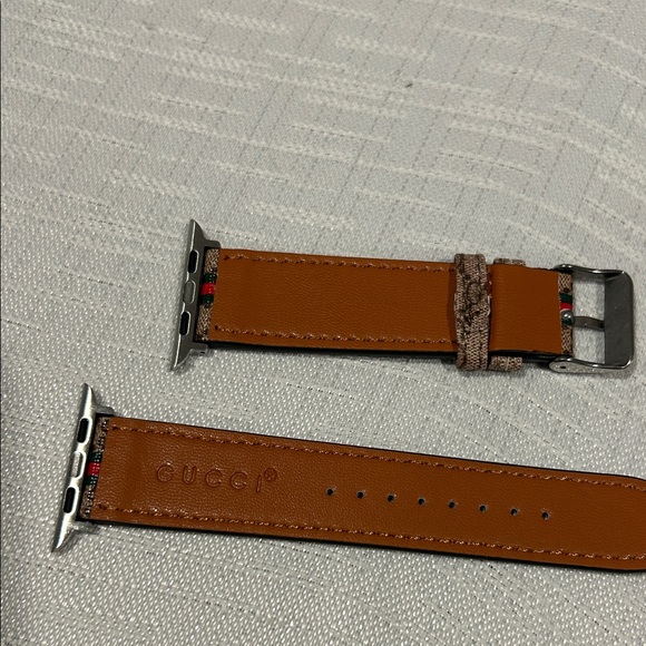 Fashion Jewelry Brown and Red Watch Band - Picture 2 of 5